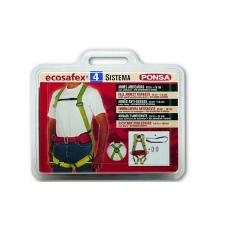 Ponsa Ecosafex 4 Arnés de Seguridad Kit Completo