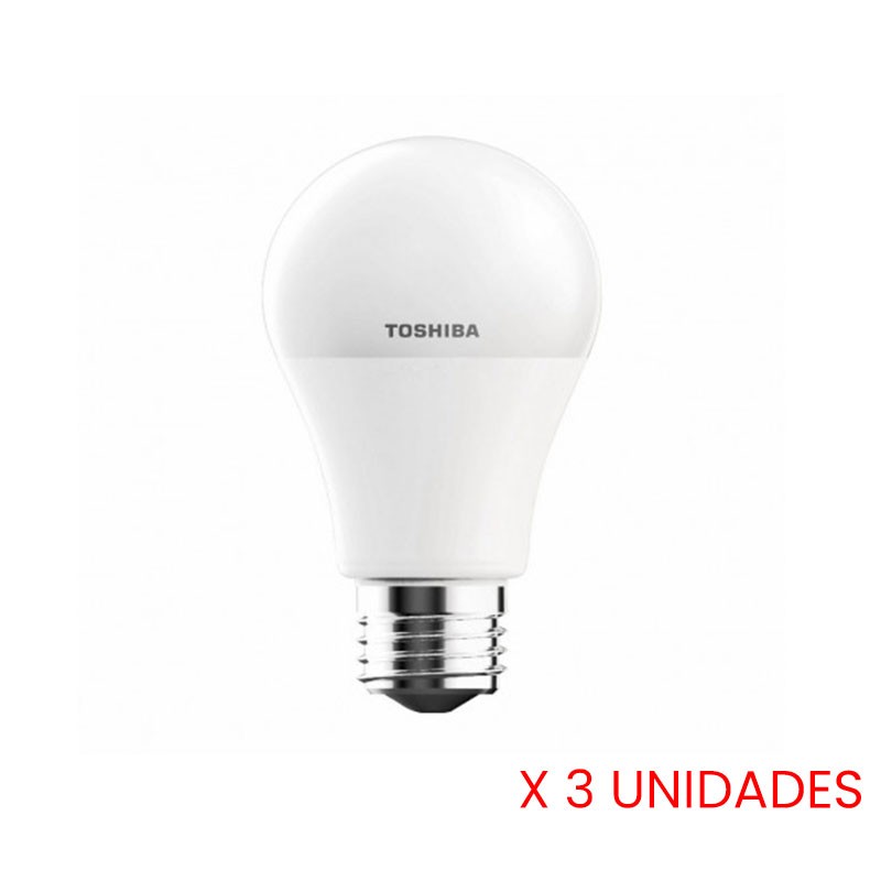 Toshiba Bombilla Led Golf E27 40W 470lm Blanco Cálido x3 Unidades