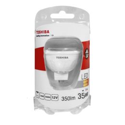 Toshiba Bombilla de Bajo Consumo MR16 350lm 35W Blanco Cálido