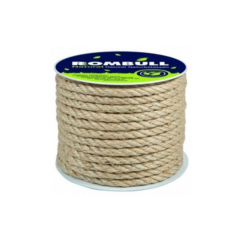 Rombull Bobina Cuerda Cableada Sisal 8mm 10m