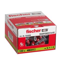 Fischer Tacos DuoPower 8x40mm 100ud 555008