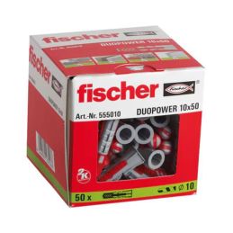 Fischer Tacos DuoPower 10x50mm 50ud 555010