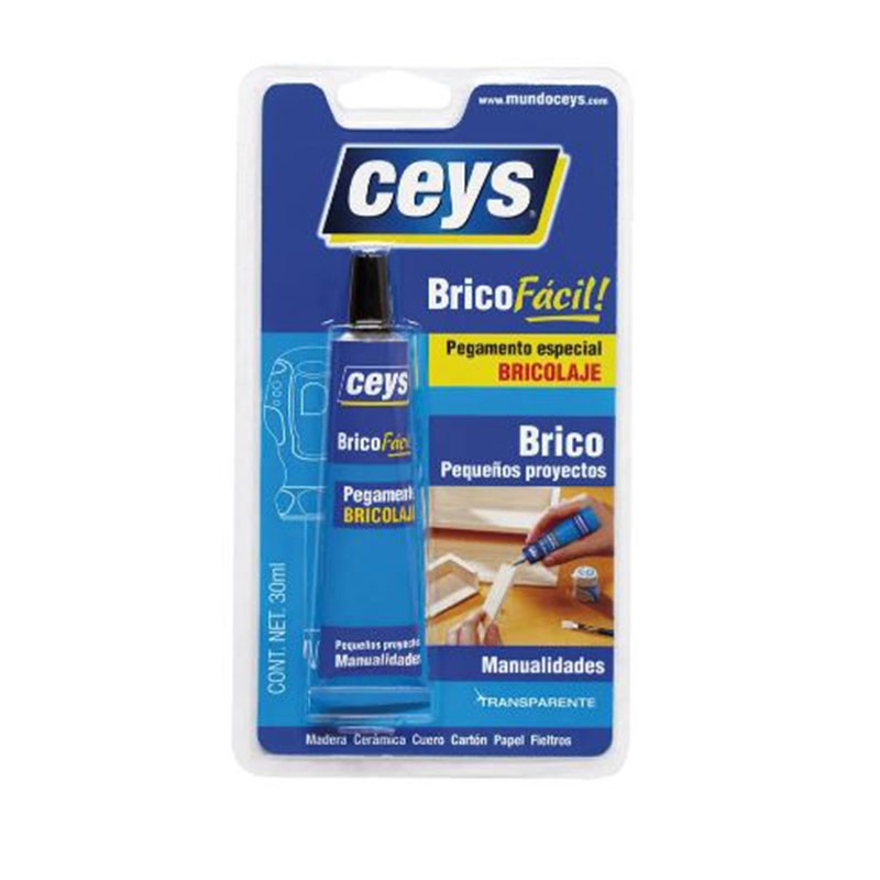 Ceys Brico Fácil Pegamento Especial Bricolaje 30ml