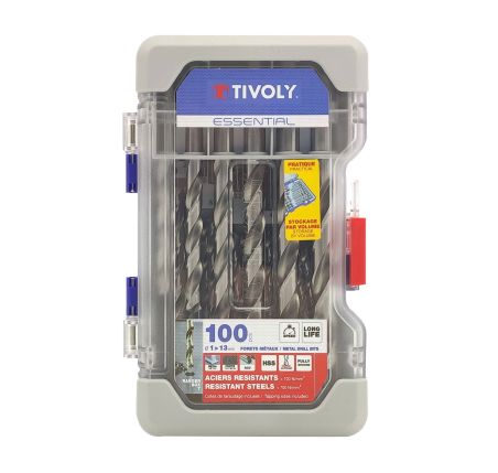 Tivoly Juego de Brocas HSS Ranger Box 100 Piezas