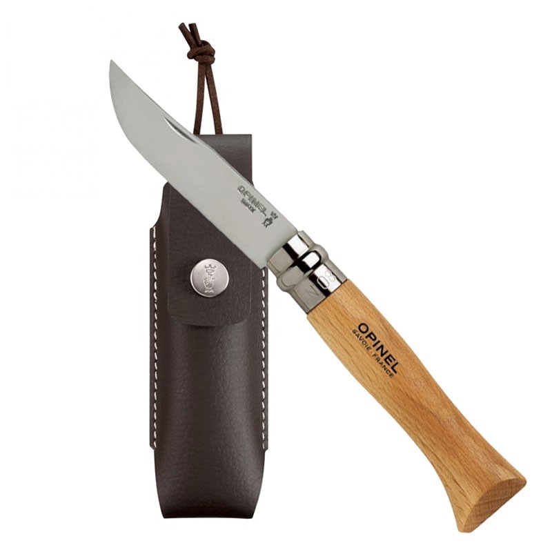 Opinel Navaja N.8 con Funda VRN Carbono 8VRI