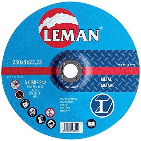 Leman Disco de Corte para Metal 125x2.5x22 123.04.059