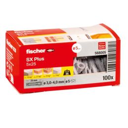 Fischer Taco SX Plus 5x25 Caja de 100ud 568005