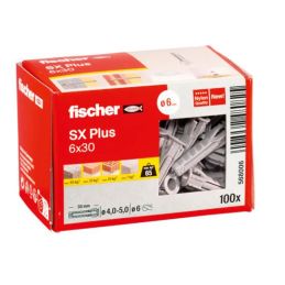 Fischer Taco SX Plus 6x30 Caja de 100ut 568006