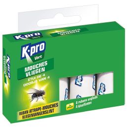 Kapo Vert Cintas Atrapamoscas Pack 4 unidades