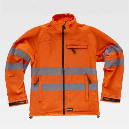 Chaqueta Workshell S9535 Invierno Alta Visibilidad Naranja Talla 3XL