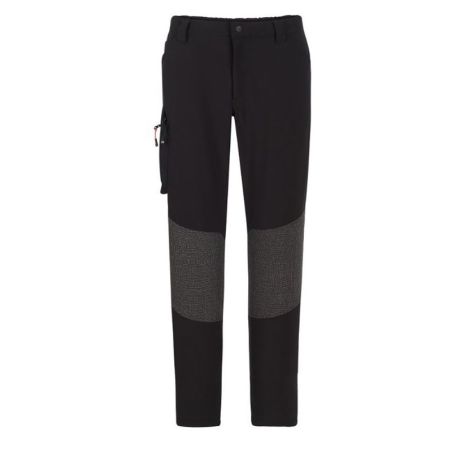 Pantalón Trekking Regular Fit 4830 Color Negro con Reflectante Talla 3XL