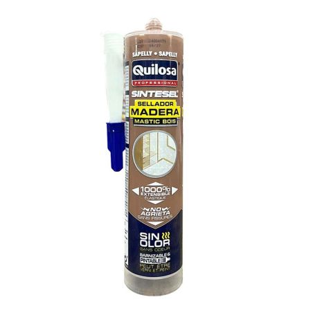 Quilosa Sintesel Silicona Madera Color Sapeli 300ml