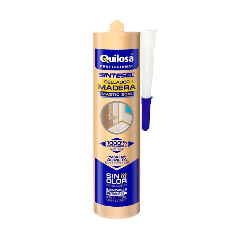 Quilosa Sintesel Silicona Madera Color Haya 300ml