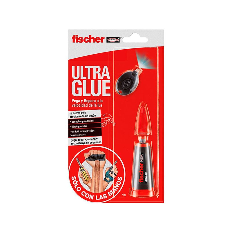 Fisher Adhesivo Ultra Glue Activación con Luz UV
