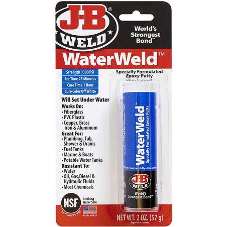 Masilla reparadora fugas de agua JB Weld Waterweld