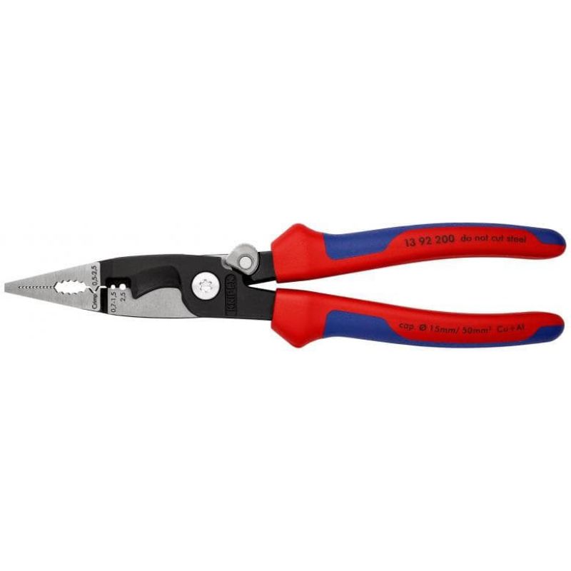 Knipex Alicate para Instalaciones Eléctricas 13 92 200 Knipex Alicate para Instalaciones Eléctricas 13 92 200