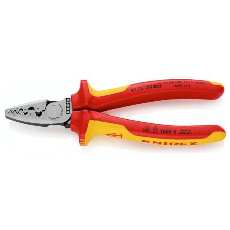 Knipex Crimpadora para Punteras Huecas 97 78 180