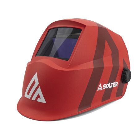 CARETA DE SOLDADOR HELLMET R-05 ROJA