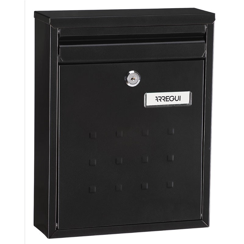 Buzón Individual Exterior modelo Dime Color Negro