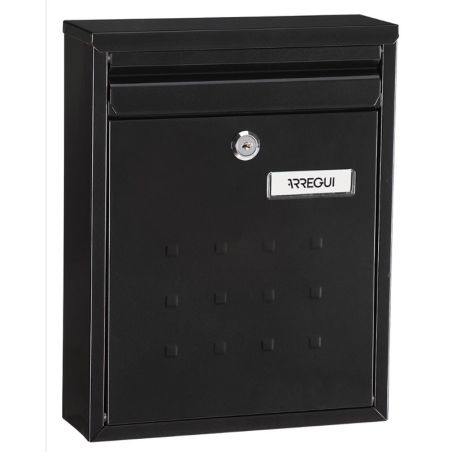 Buzón Individual Exterior modelo Dime Color Negro