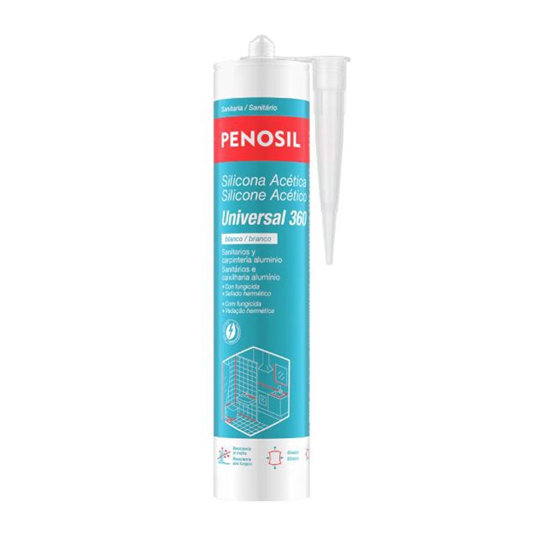 Penosil Silicona Acética Universal 360 Alumini 280ml