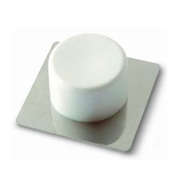 Brinox Tope para Puerta Adhesivo Inox Blanco B9001-5B