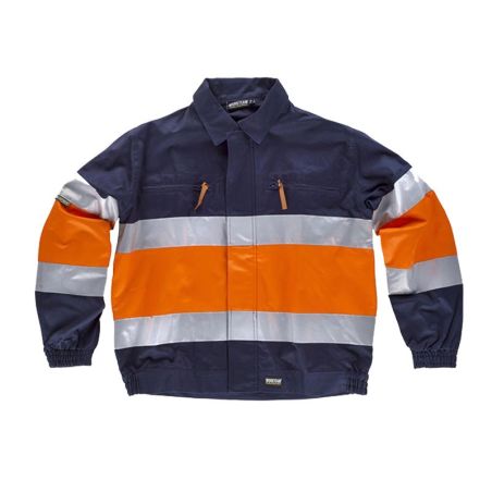 Workteam Cazadora C4119 Azul Naranja Talla L